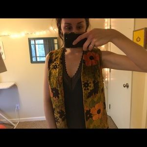 Funky, vintage 70s  vest!